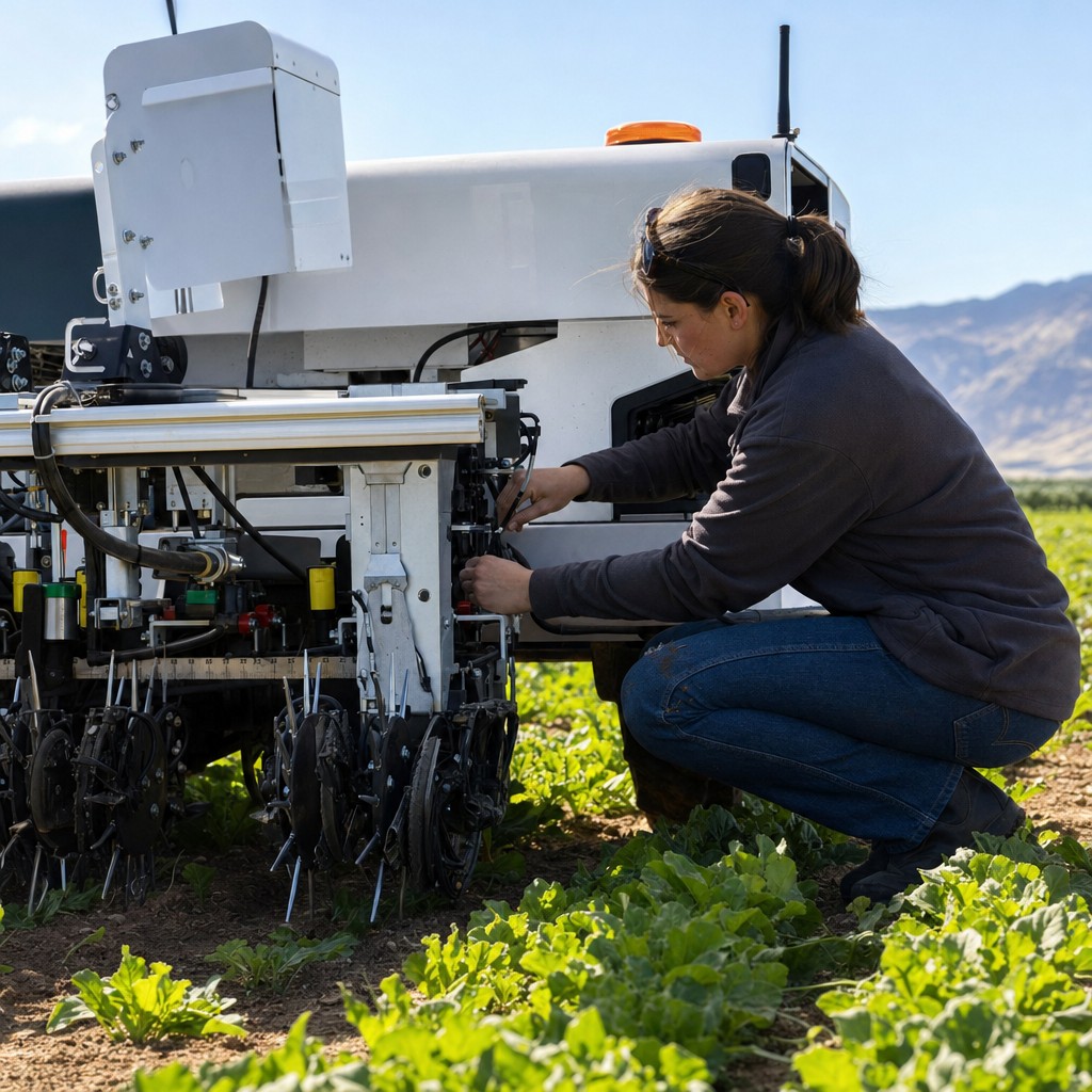 Foto del artículo: El robot que aprende a distinguir maleza de cultivo en minutos — y esto es solo el principio