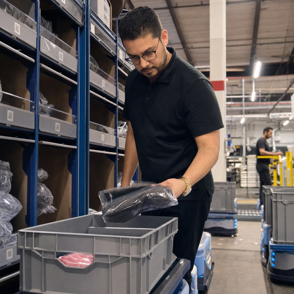 Foto del artículo: La IA se ha convertido en una herramienta operativa central en el comercio minorista – y Nuuly automatiza todo su centro de distribución con robots