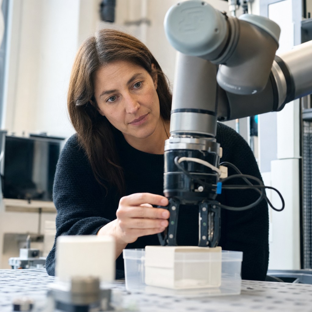 Foto del artículo: Los robots aprenden a sentir con ultrasonido — la tecnología que puede resolver el problema sin resolver de la robótica industrial
