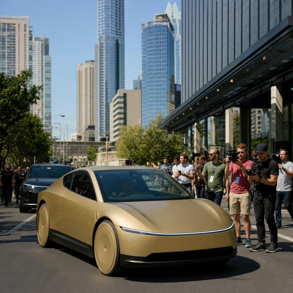 Foto del artículo: Tesla Cybercab sale a las calles – pero NHTSA investiga si el vehículo realmente se conduce solo