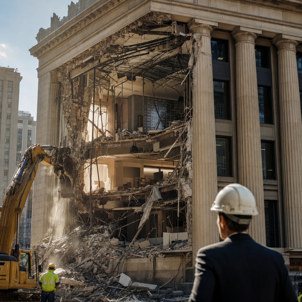 Foto del artículo: Los bancos cambian de esqueleto – y está sucediendo ahora mismo