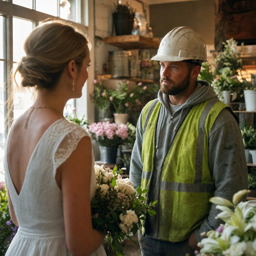 Foto del artículo: La organizadora de bodas y el trabajador de la construcción se encuentran con la misma fuerza que avanza silenciosamente