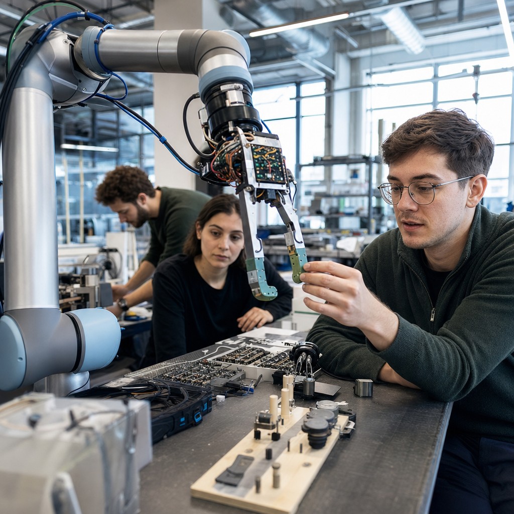 Foto del artículo: Los robots finalmente obtienen sensibilidad táctil — nueva tecnología de sensores da a las máquinas sensación en las yemas de los dedos