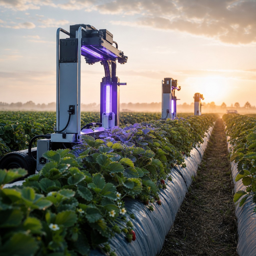 Foto del artículo: Robots silenciosos desafían la fumigación y podrían dar mejores cosechas de regalo