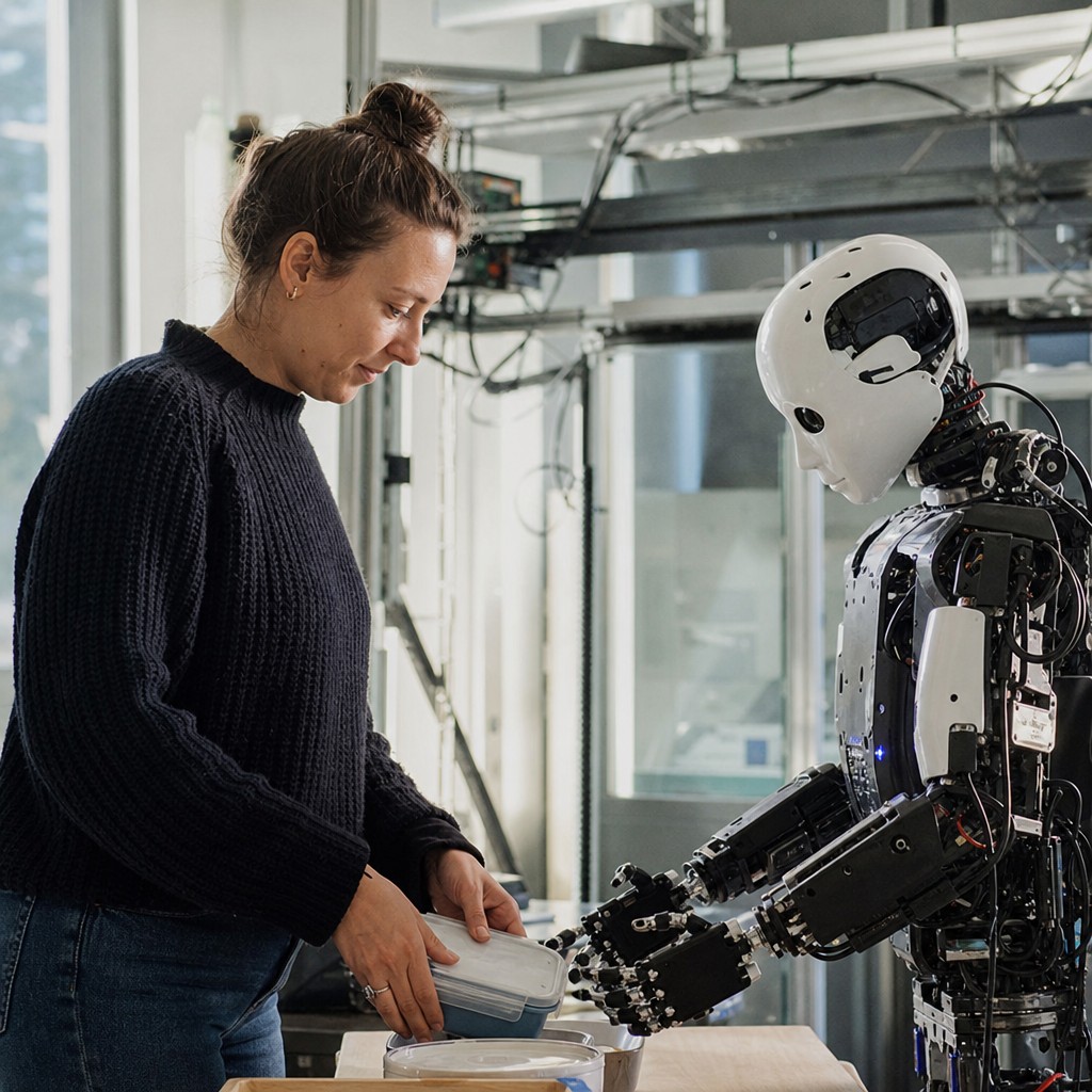 Foto del artículo: Robots aprenden a moverse observando a personas, sin una sola demostración robótica
