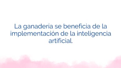 La ganadería se beneficia de la implementación de la inteligencia artificial.