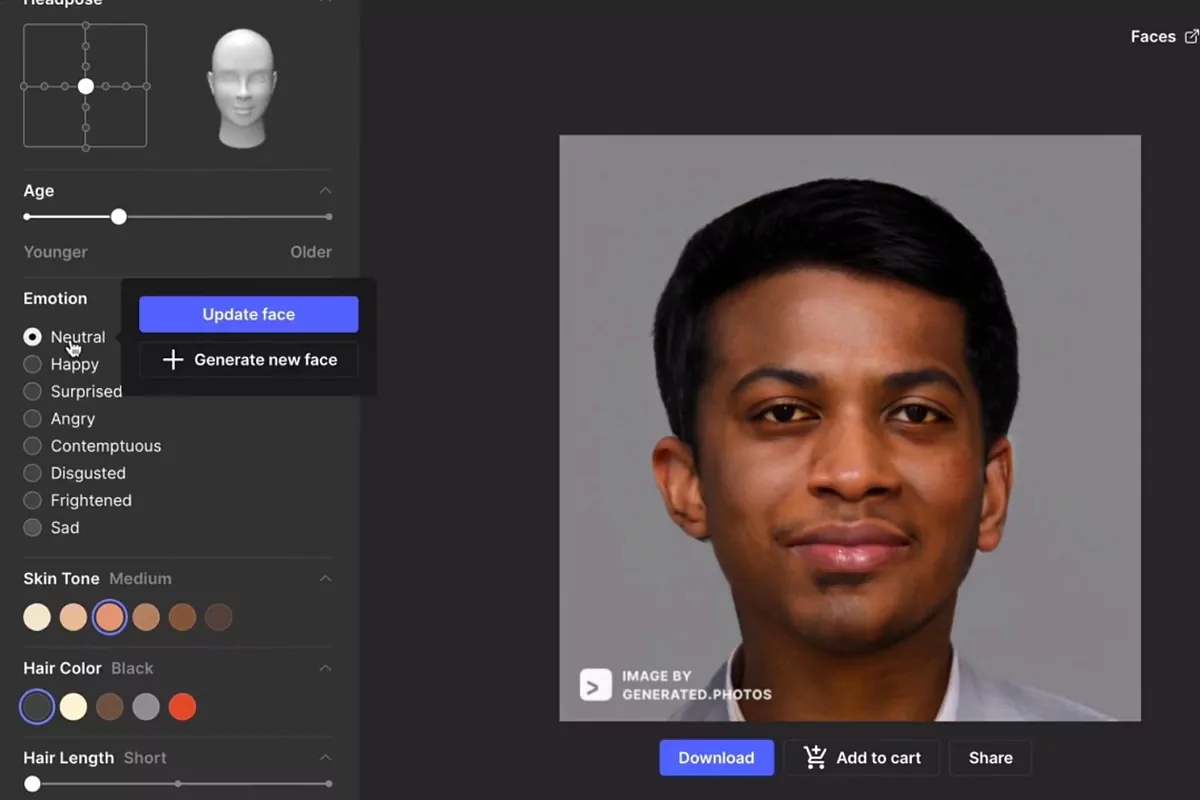 Crear caras falsas con Inteligencia Artificial Descubre las mejores webs