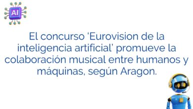 El concurso ‘Eurovision de la inteligencia artificial’ promueve la colaboración musical entre humanos y máquinas, según Aragon.