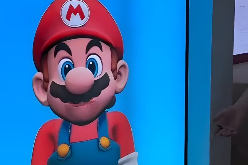 Un Mario creado con inteligencia artificial en el CES esta