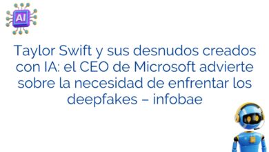 Taylor Swift y sus desnudos creados con IA: el CEO de Microsoft advierte sobre la necesidad de enfrentar los deepfakes – infobae