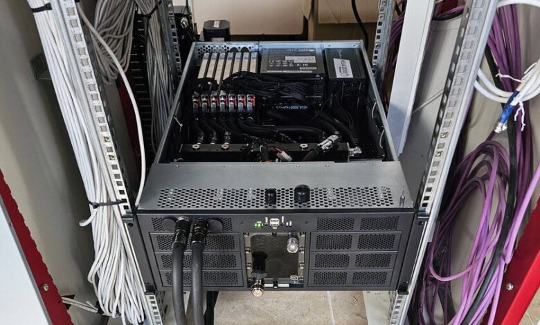 He construido un PC impresionante con siete RTX 4090 y