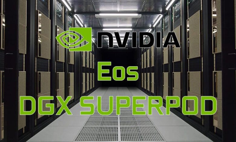 NVIDIA Eos El supercomputador de inteligencia artificial con 4608 GPU