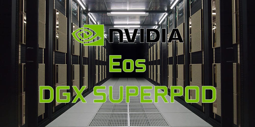 NVIDIA Eos El supercomputador de inteligencia artificial con 4608 GPU