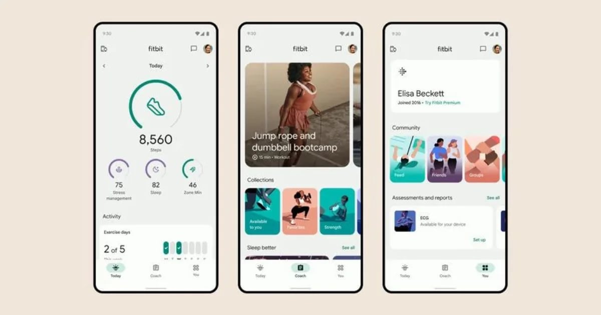 Google actualiza la aplicacion Fitbit con inteligencia artificial descubre el