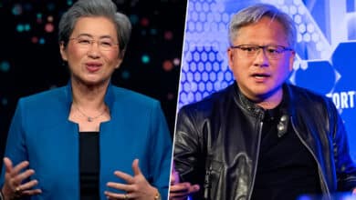 Jensen Huang y Lisa Su CEOs de las principales empresas