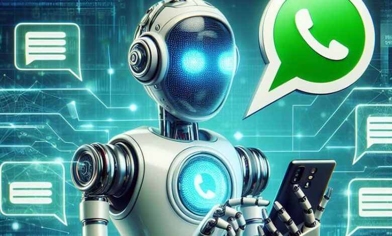 WhatsApp permite utilizar el asistente Meta AI en la barra