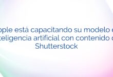 Apple está capacitando su modelo de inteligencia artificial con contenido de Shutterstock
