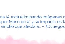 Una IA está eliminando imágenes de Super Mario en X, y su impacto es tan amplio que afecta a… – 3DJuegos