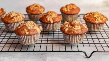 Los muffins de avena y manzana exquisitos, saludables y con pocos ingredientes: el paso a paso para hacerlo