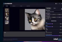 Intel presenta AI Playground para que puedas experimentar con la