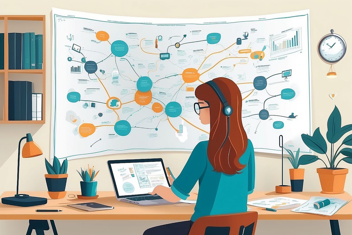 Mapas mentales elaborados con herramientas de inteligencia artificial