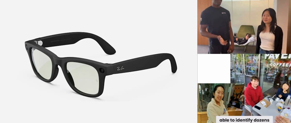 Utilizan las gafas Ray Ban Meta para identificar a personas desconocidas